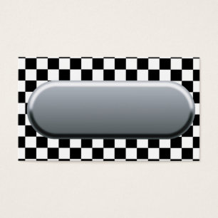 Chequered Flag Blank Card
