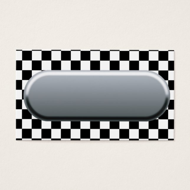 Chequered Flag Blank Card (Front)