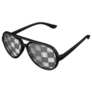 Chequered Flag Glasses