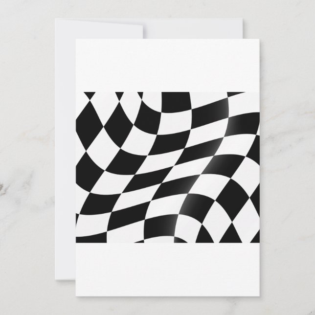 Chequered Flag Invitations (Front)