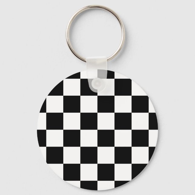 Chequered Flag Keychain (Front)