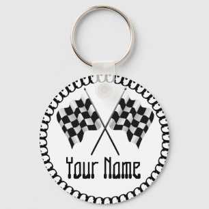Chequered Flag Keychain