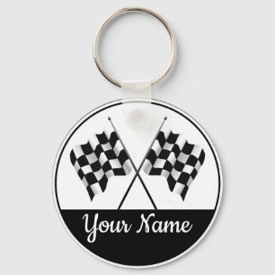 Chequered Flag Keychain