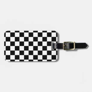Chequered Flag Luggage Tag