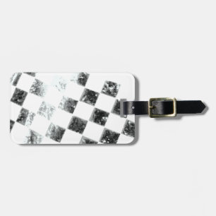 Chequered Flag Luggage Tag