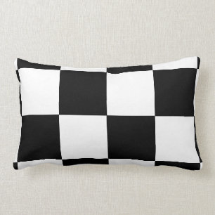 Chequered Flag Lumbar Pillow