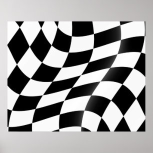 Chequered Flag Poster