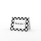 Chequered Flag Thank You Card Blank Inside