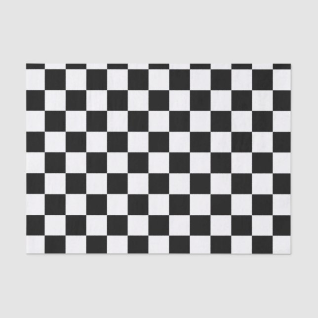 Chequered  Flag Tissue Paper (Front)