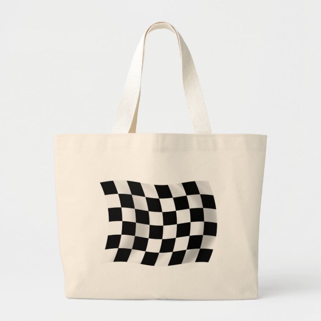 Chequered Flag Tote Bag (Front)