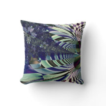 Chequered Floral Pillow