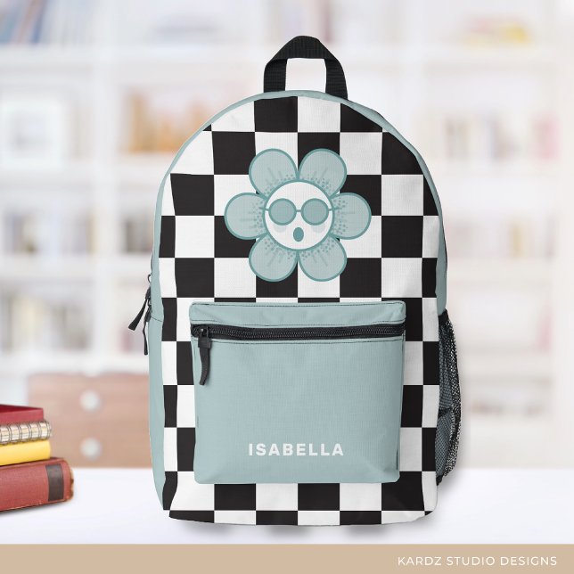 Chequered Girly School Backpack (Creator Uploaded)