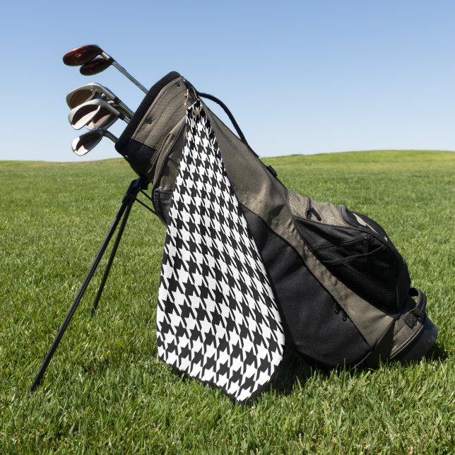 Chequered Golf Towel (Green)