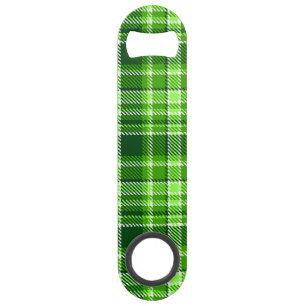 Chequered Green Colour Pattern Bar Key