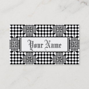 Chequered Illusion by Kenneth Yoncich Business Card
