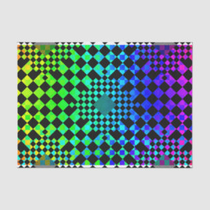 Chequered Illusion by Kenneth Yoncich Tissue Paper
