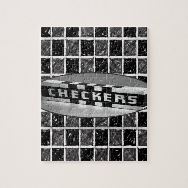 Chequered Jigsaw Puzzle (Vertical)
