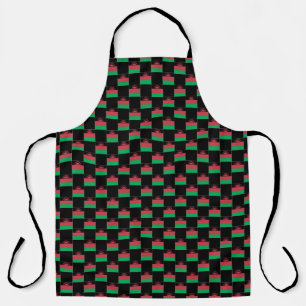 Chequered Malawi Flag Pattern  Apron