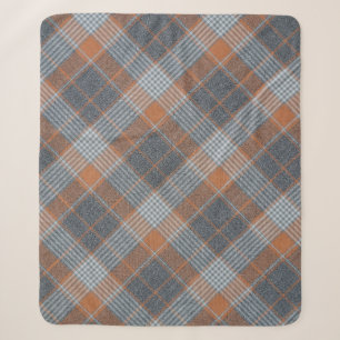 Chequered material tartan pattern textile texture  sherpa blanket