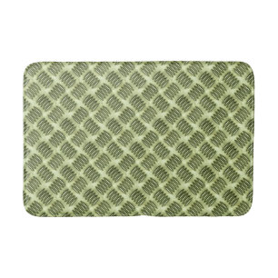 Chequered Metal Stainless Steel Flooring Texture Bath Mat