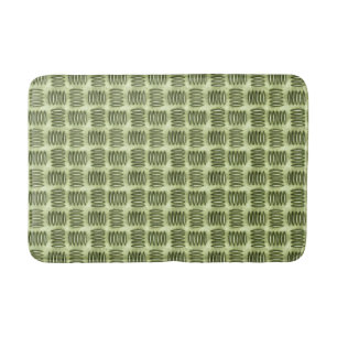 Chequered Metal Stainless Steel Flooring Texture Bath Mat