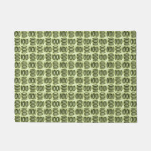 Chequered Metal Stainless Steel Flooring Texture Doormat