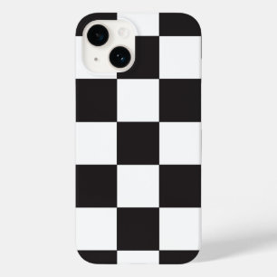 Chequered Mod Black and White Pattern Case-Mate iPhone 14 Case