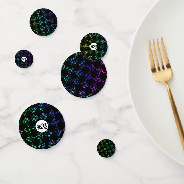 Chequered Moire by Kenneth Yoncich Confetti (Group)