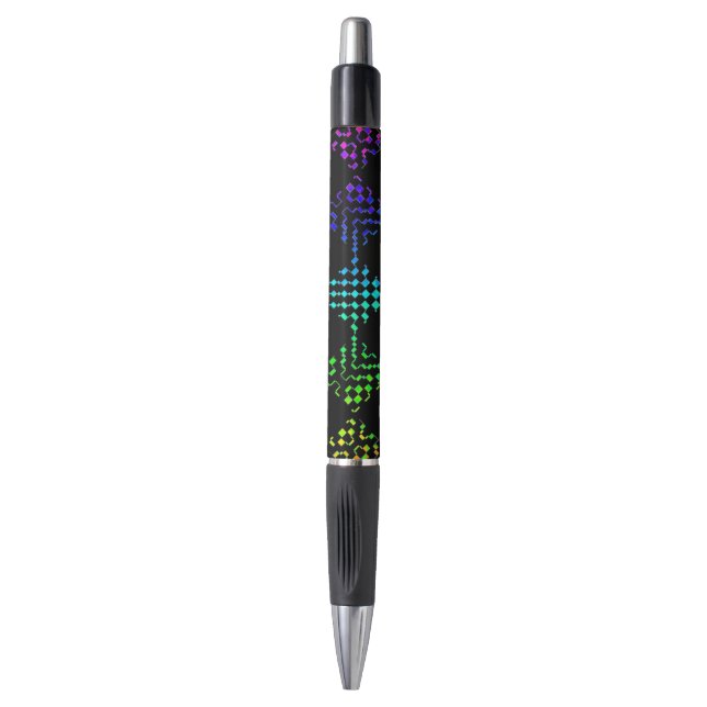 Chequered Moire by Kenneth Yoncich Pen (Front Vertical)