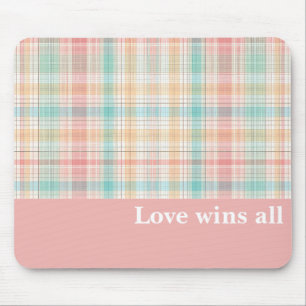 Chequered mouse pad