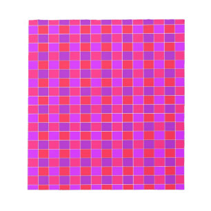 chequered notepad