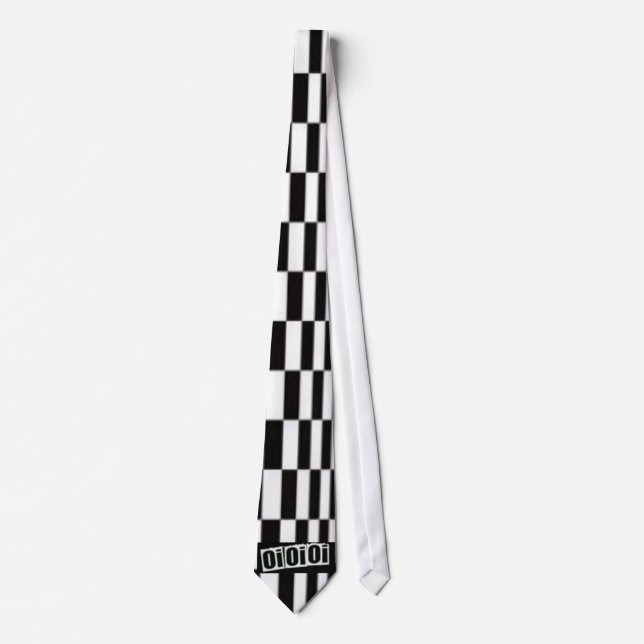 chequered, oi tie (Front)