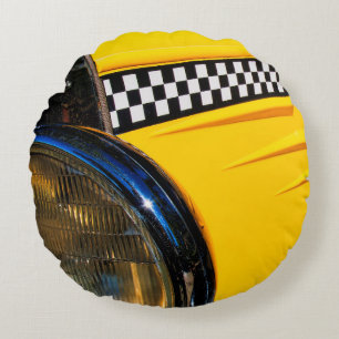 Chequered Past Round Pillow