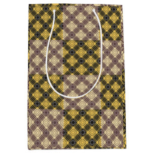 Chequered Pattern.02 Medium Gift Bag