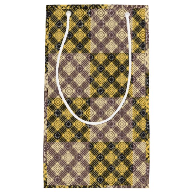 Chequered Pattern.02 Small Gift Bag (Front)