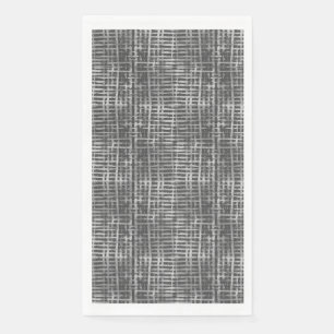 Chequered Pattern.06 DGrey BG Napkin