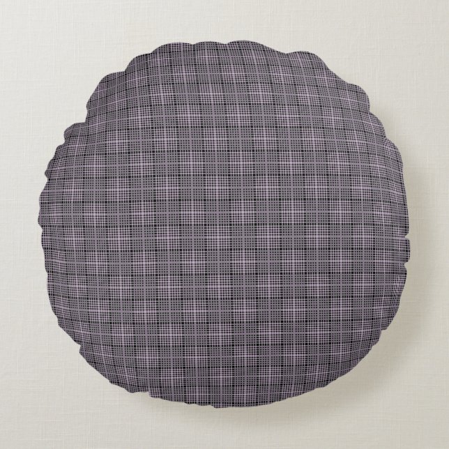 Chequered Pattern.08 Round Pillow (Front)