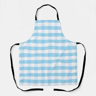 Chequered pattern apron