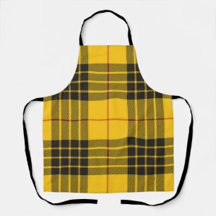 Chequered pattern apron