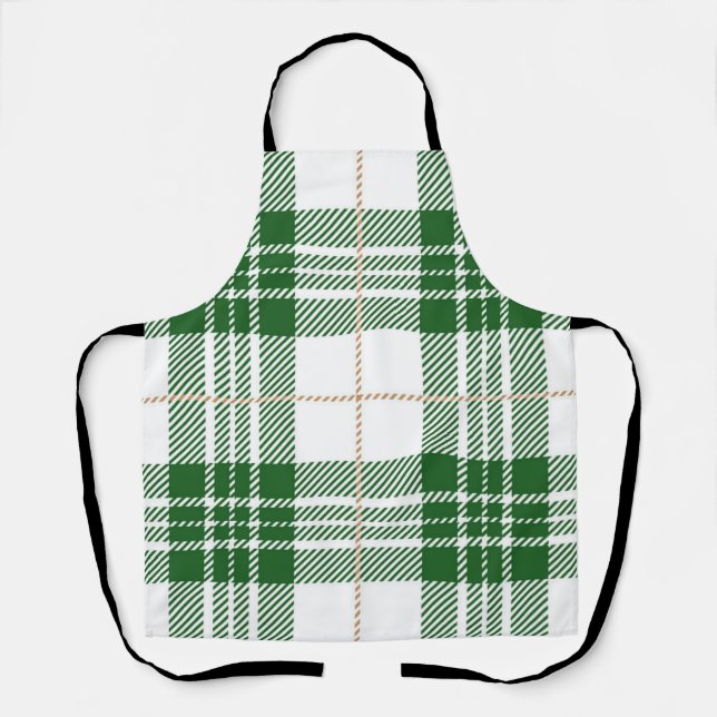 Chequered pattern apron (Front)