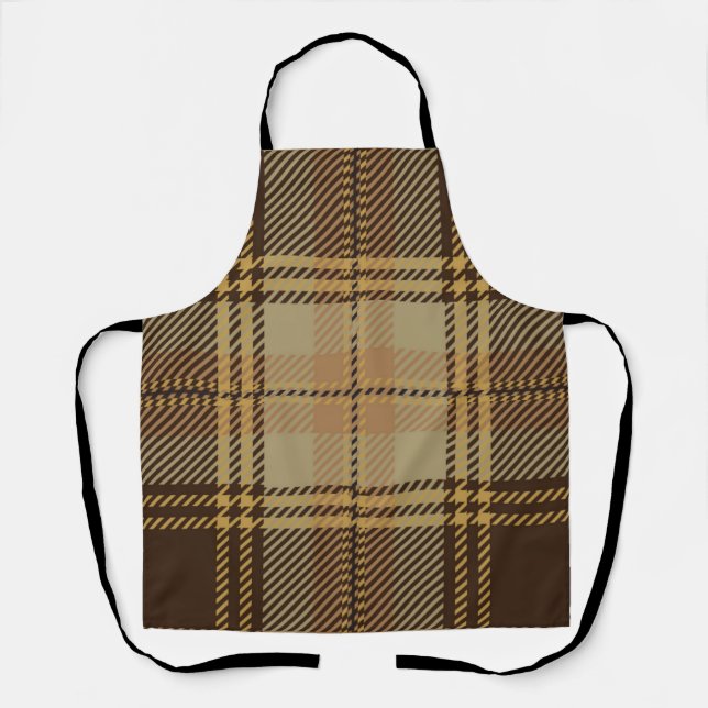 Chequered pattern apron (Front)