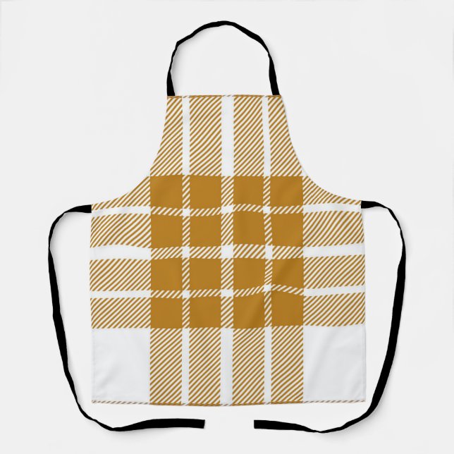 Chequered pattern apron (Front)