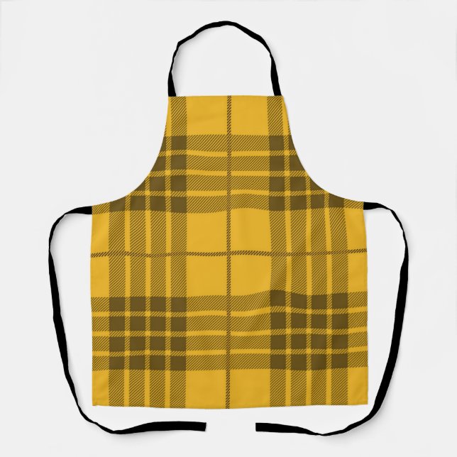 Chequered pattern apron (Front)