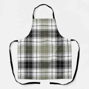 Chequered pattern apron
