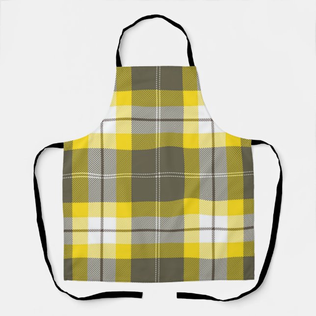 Chequered pattern apron (Front)