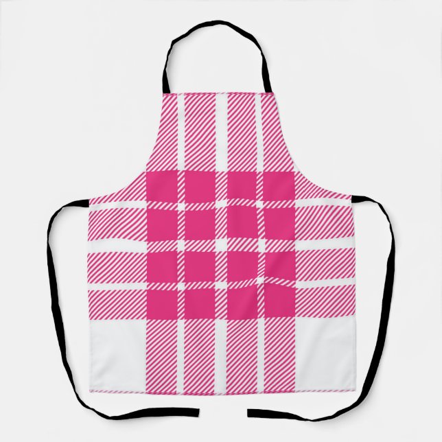 Chequered pattern apron (Front)