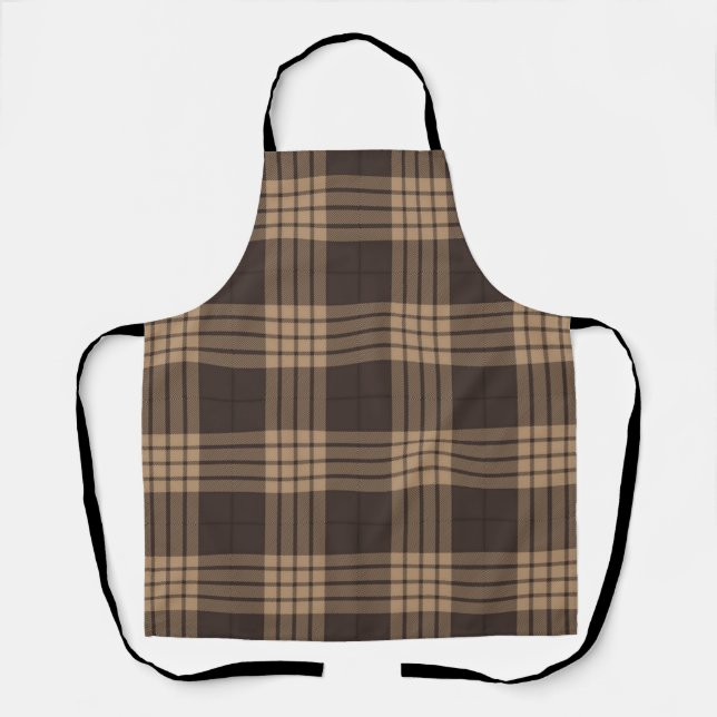 Chequered pattern apron (Front)