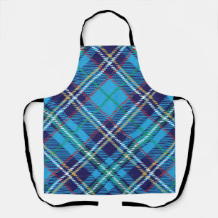 Chequered pattern apron