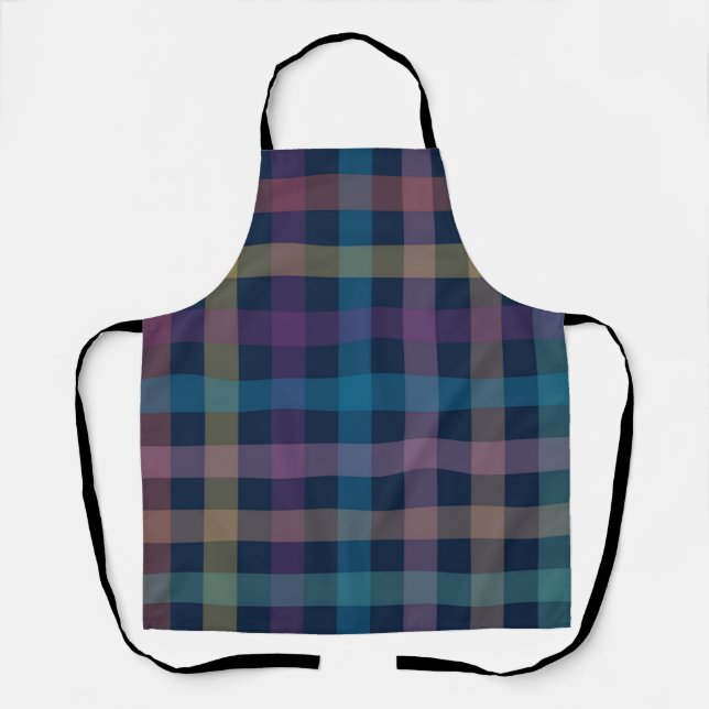Chequered pattern apron (Front)