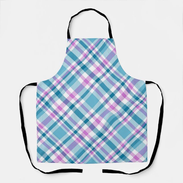 Chequered pattern apron (Front)